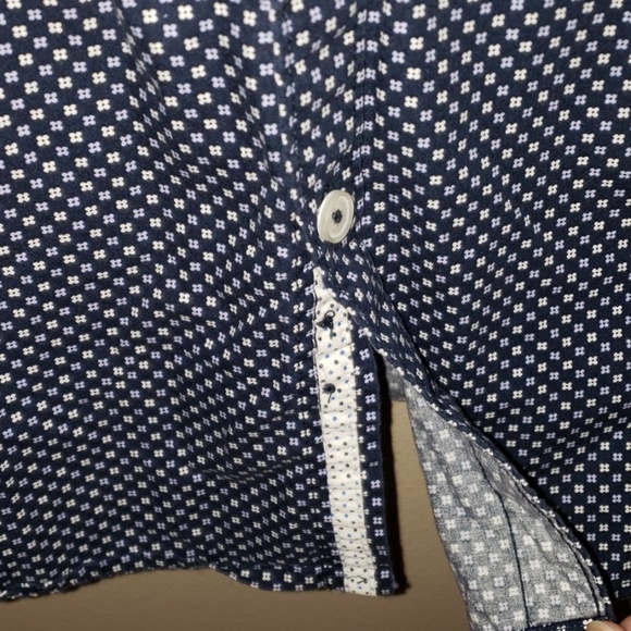 Denim & flowers ricky singh blue white floral top - Picture 4 of 5